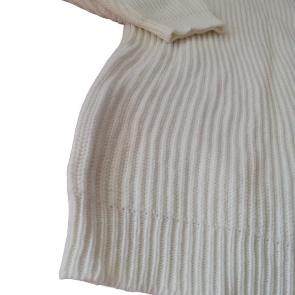 EUC | Venezia | V Neck | Cottage Core Chunky Cable Knit Sweater | Size: 26/28 - Picture 11 of 16